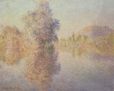 ジヴェルニー近郊の朝 作： Claude Monet