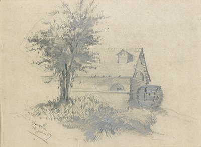 レザードのムーラン、1857 作： Claude Monet