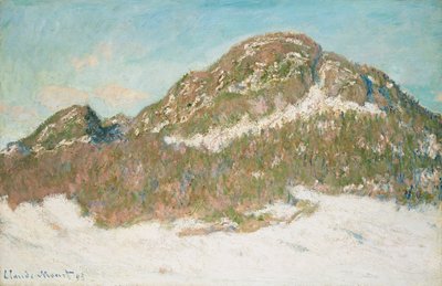 コルサース山、日光効果、1895 作： Claude Monet