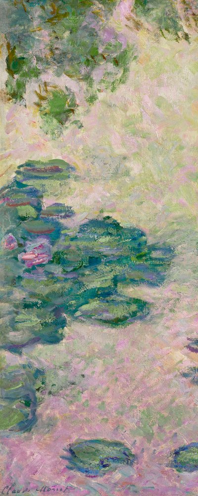 睡蓮（断片） 1912年頃 油彩・カンヴァス 作： Claude Monet