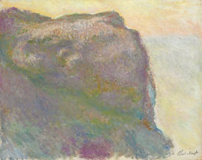崖の上で、プチD "Ailly; Sur la falaise、au Petit Ailly、1896 作： Claude Monet