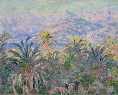 Bordigheraのヤシの木 作： Claude Monet