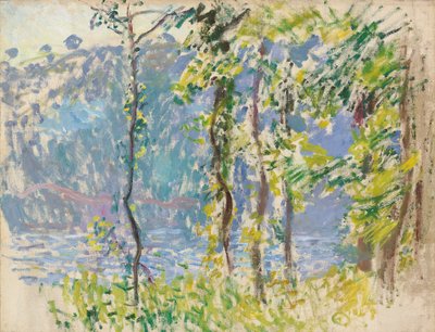 ヴィレスの風景 作： Claude Monet