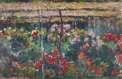 牡丹園、1887 作： Claude Monet