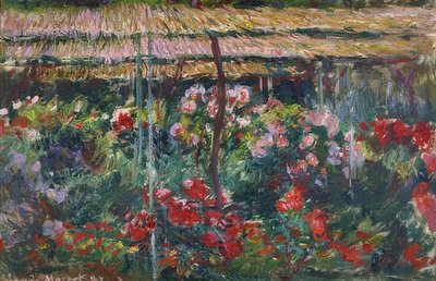 牡丹園。 1887 作： Claude Monet