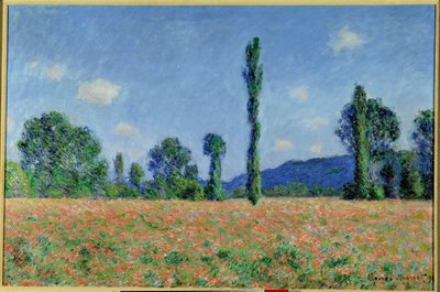 ポピー畑,1890（油彩・キャンバス） 作： Claude Monet