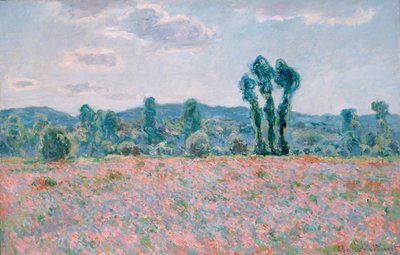ポピーフィールド（1886） 作： Claude Monet