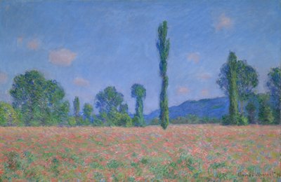 ポピー畑（ジヴェルニー） 作： Claude Monet