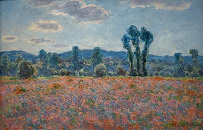 ケシ畑 作： Claude Monet