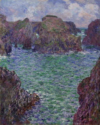 1887年、ベルイルポートグルファー 作： Claude Monet