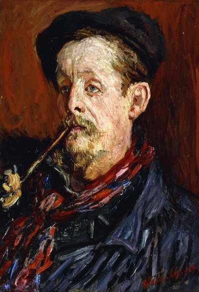 レオン・ペルティエの肖像、1879 作： Claude Monet