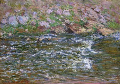 フレセリンでの小柄なクルーズの急流、1889 作： Claude Monet