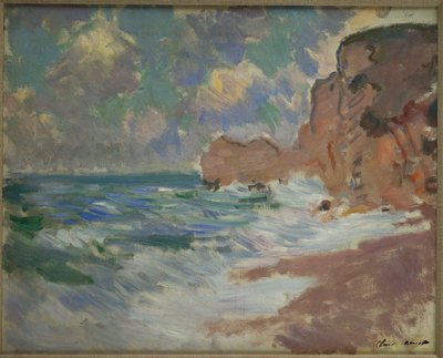 後退波 作： Claude Monet