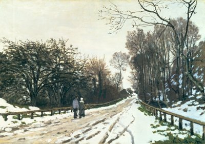 農場への道、聖シメオン、オンフルール、1867年頃 作： Claude Monet