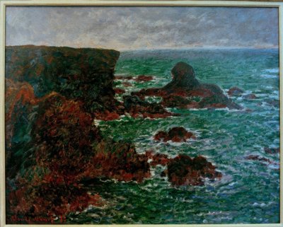 ロシェデュリオン、ベルイルアンメール（DerLöwenfelsen。ベルイル 作： Claude Monet