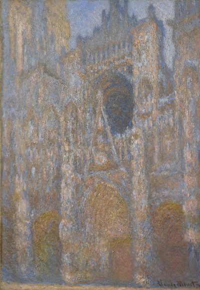 ルーアン大聖堂、ファサード、1892-94年 作： Claude Monet
