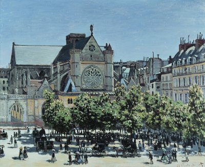 サンジェルマン・ルセロワ、1867 作： Claude Monet
