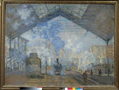 サン・ラザール駅 作： Claude Monet