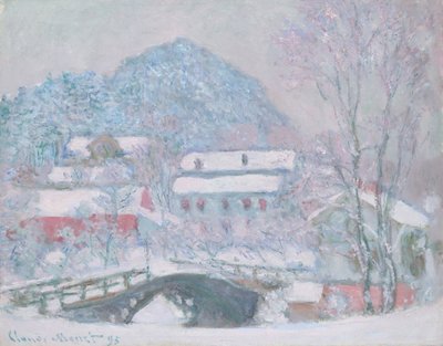 サンドヴィカ、ノルウェー、1895 年。 作： Claude Monet