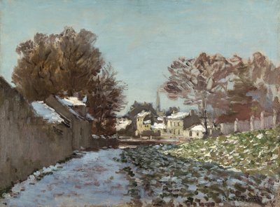 アルジャントゥイユの雪 作： Claude Monet