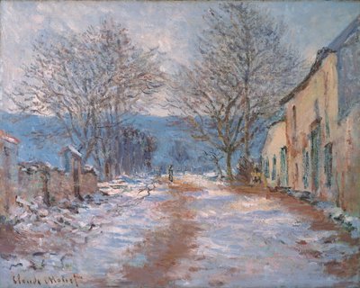 リメッツの雪;リメッツの雪の影響、1886 作： Claude Monet