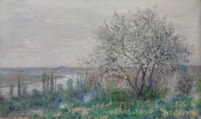 ヴェトゥイユの春の気分、1880 作： Claude Monet