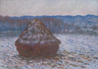 小麦の山 作： Claude Monet
