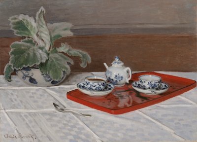 Asetelma, teetarjoilu 作： Claude Monet