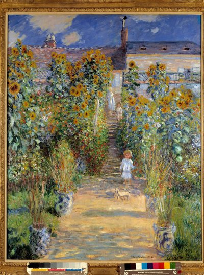 ヴェトゥイユの芸術家の庭 作： Claude Monet