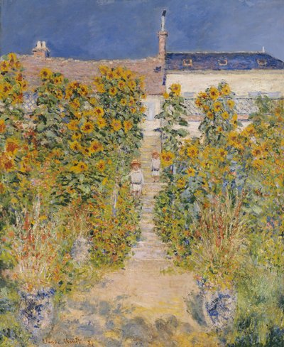 ヴェトゥイユの芸術家の庭 作： Claude Monet