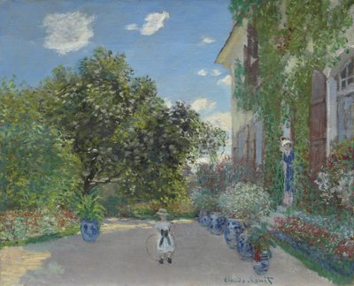 アルジャントゥイユの芸術家の家、1873年 作： Claude Monet