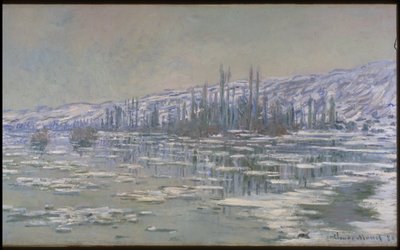 氷の崩壊（LaDébâcleまたはLesGlaçons） 作： Claude Monet