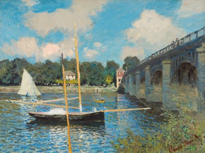 アルジャントゥイユの橋 作： Claude Monet