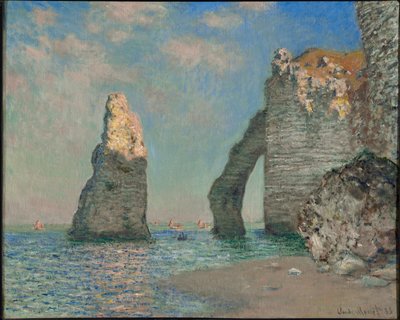 エトルタの崖 作： Claude Monet