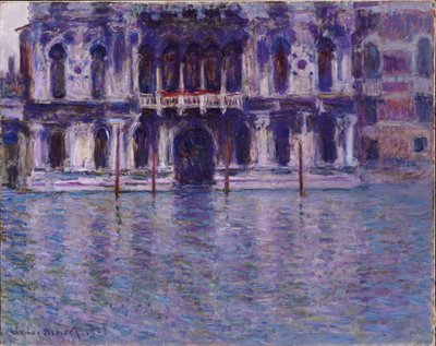 コンタリーニ宮殿、1908 作： Claude Monet