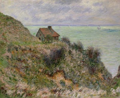 1882年、プールヴィルの税関職員小屋 作： Claude Monet