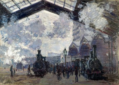 ガールサンラザール 作： Claude Monet