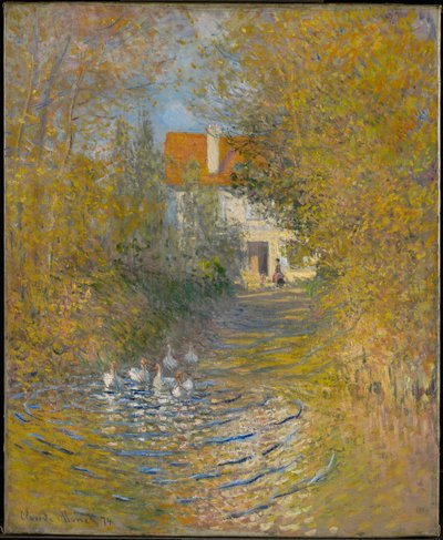 ガチョウたち 作： Claude Monet