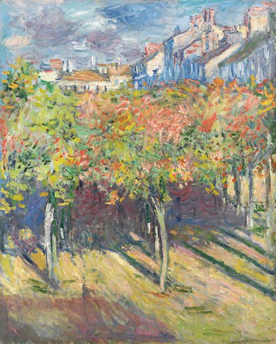 ポワシーのライムの木。ポワシーのライムの木、1882 作： Claude Monet