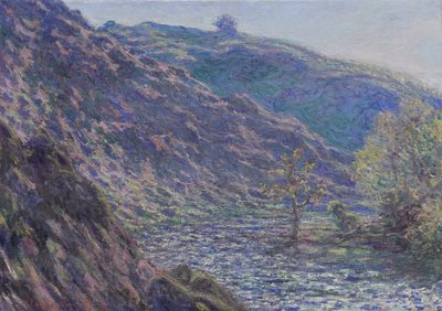 プチクルース川、1889年 作： Claude Monet