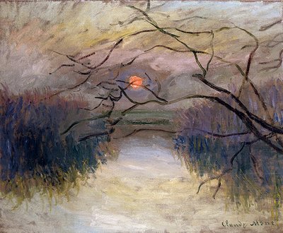 ヴェトゥイユのセーヌ川（油彩・キャンバス） 作： Claude Monet
