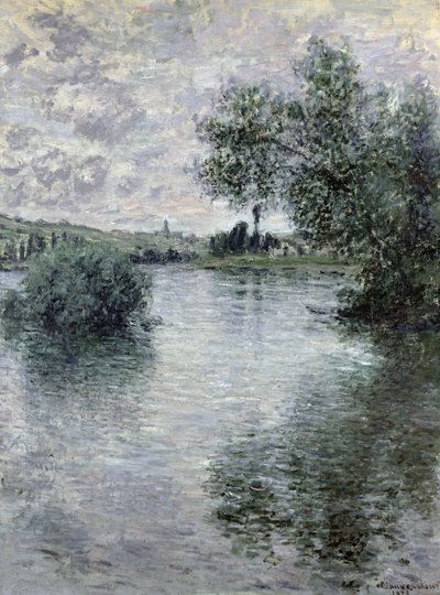 ヴェタイユのセーヌ 作： Claude Monet