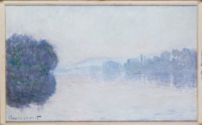 ヴァーノン近くのセーヌ川、モーニングエフェクト、1894年頃 作： Claude Monet