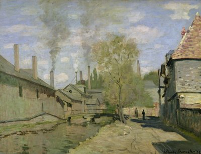 ルーアンのロベック川 作： Claude Monet