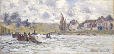 ラバクールの村、1878 作： Claude Monet