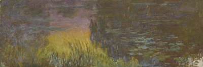 睡蓮-夕日、1914-1926 作： Claude Monet