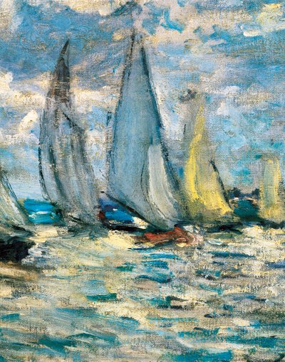 1874年頃のアルジャントゥイユでのボートやレガッタ（詳細 作： Claude Monet