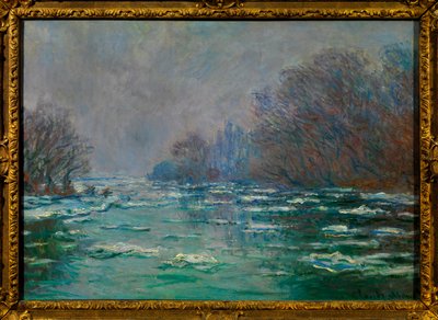 ヴェトゥイユ近くの討論会 クロード・モネ（1840-1926）の絵画 1880年頃 薄手 0,65 x 0,93 m Paris musee du Louvre Mandatory mention:寄付金 ヘレネ・エ・ヴィクトル・リヨン 作： Claude Monet