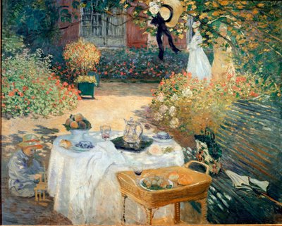 ランチ、装飾パネル 作： Claude Monet