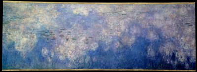 ニンファたち、雲。ジヴェルニーで描かれたトリプティクの中央部分。クロード・モネ（1840-1926）の作品 作： Claude Monet